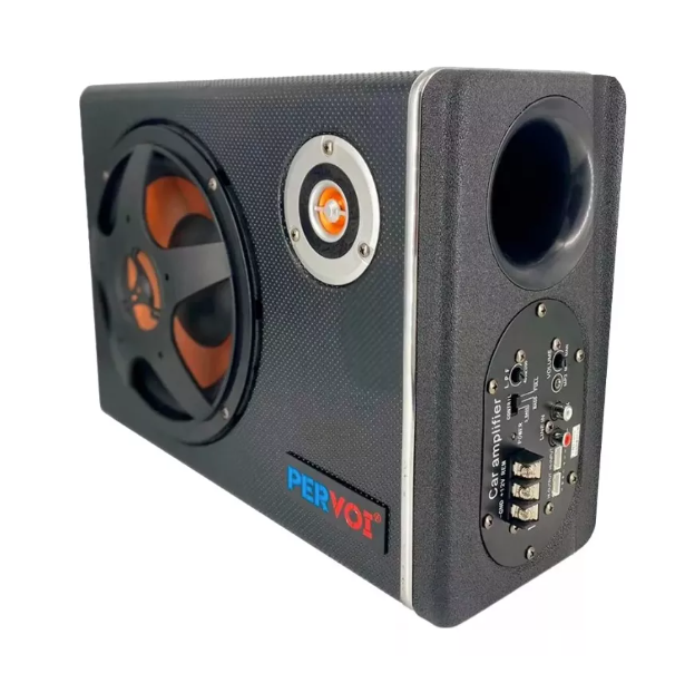 Subwoofer Amplificado Activo Bajo + Kit De Instalacion-0