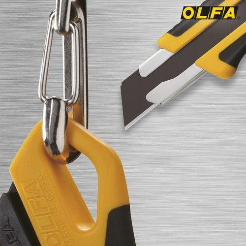 Cuchillo Olfa L-7 Industrial- Antideslizante Tipo Seguro Manual-3