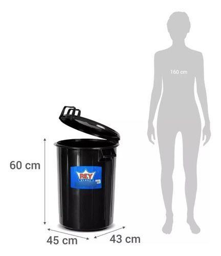 Basurero De 51 Litros Con Tapa Retráctil-4