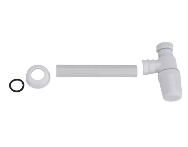 Sifón Plástico Con Tubo Para Lavaplatos 1 1/2-2