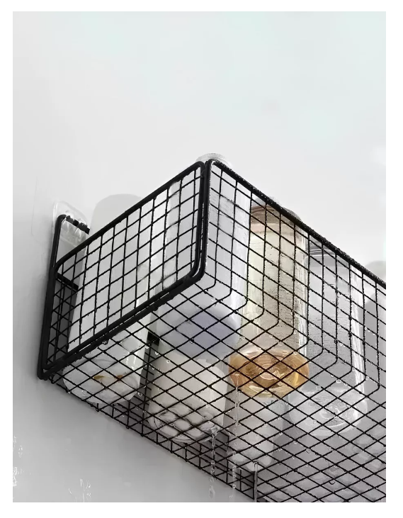 Cesta De Ducha Organizador Adhesivo Cocina/baño-1