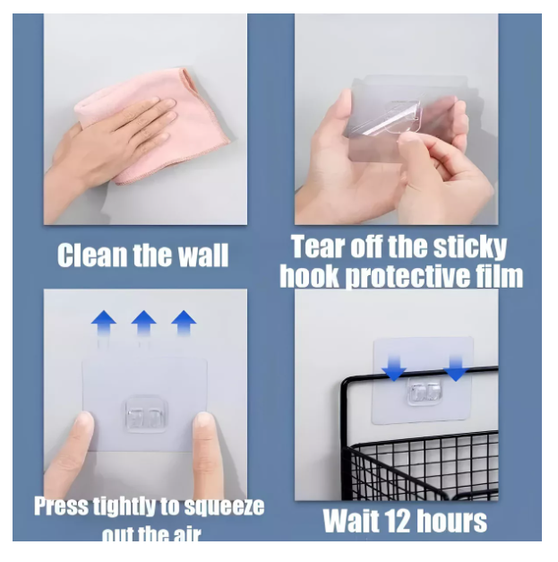 Cesta De Ducha Organizador Adhesivo Cocina/baño-4