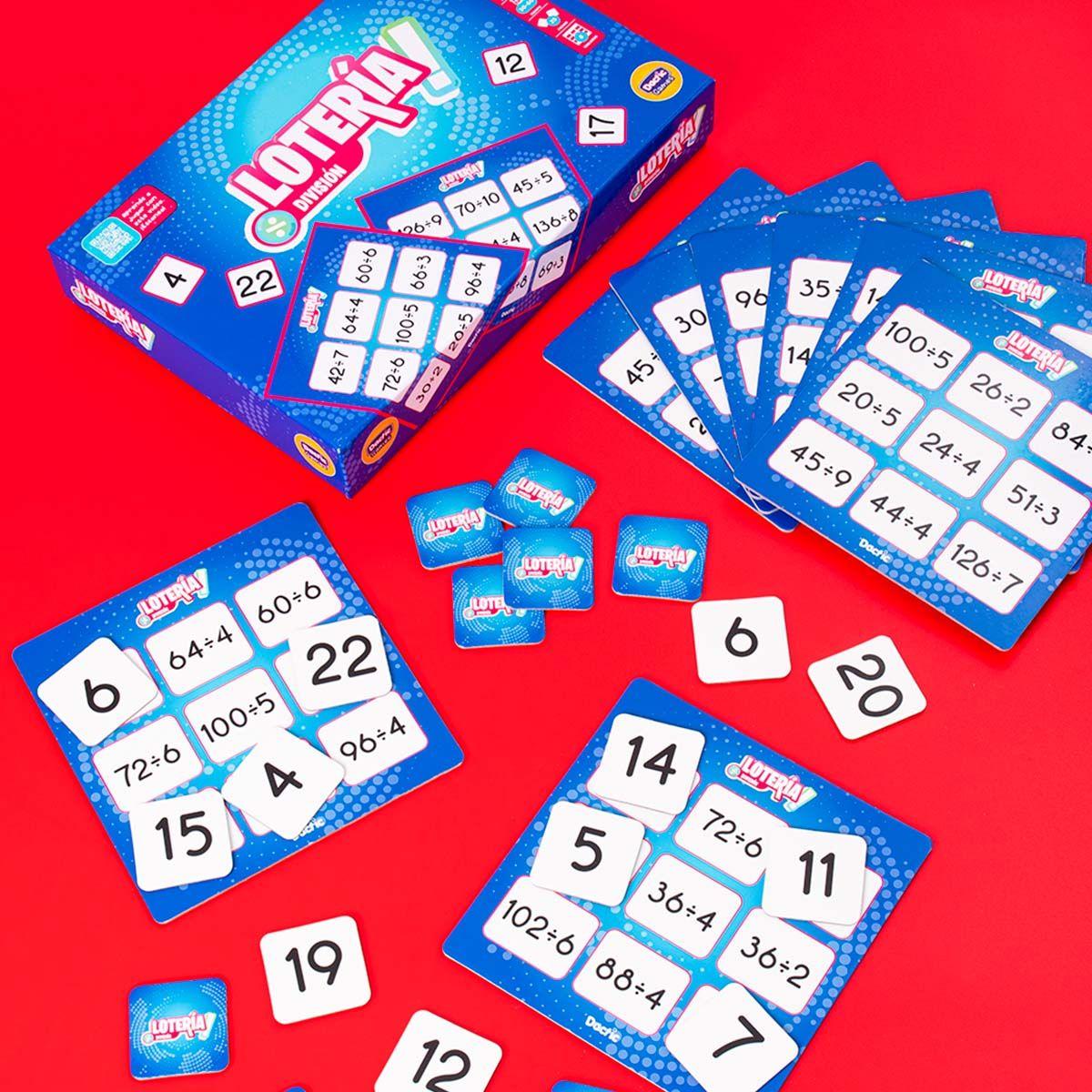 Juego De Mesa. Lotería División-2