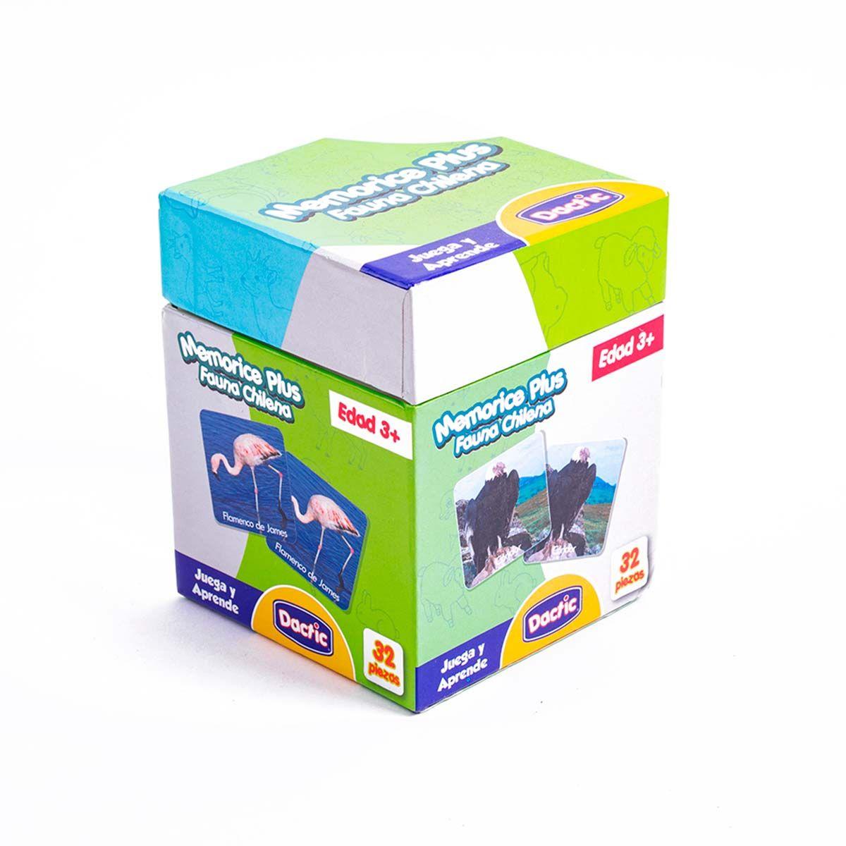 Memorice Plus Fauna Chilena 32 Piezas Dactic-3