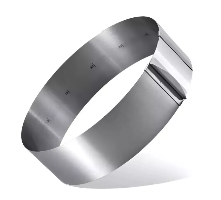 Molde De Torta Moldes Para Tortas Anillo Redondo Ajustable-3