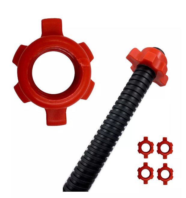 Kit De Mancuernas Termoformadas 20kg Incluye Barra Union Color Negro-3