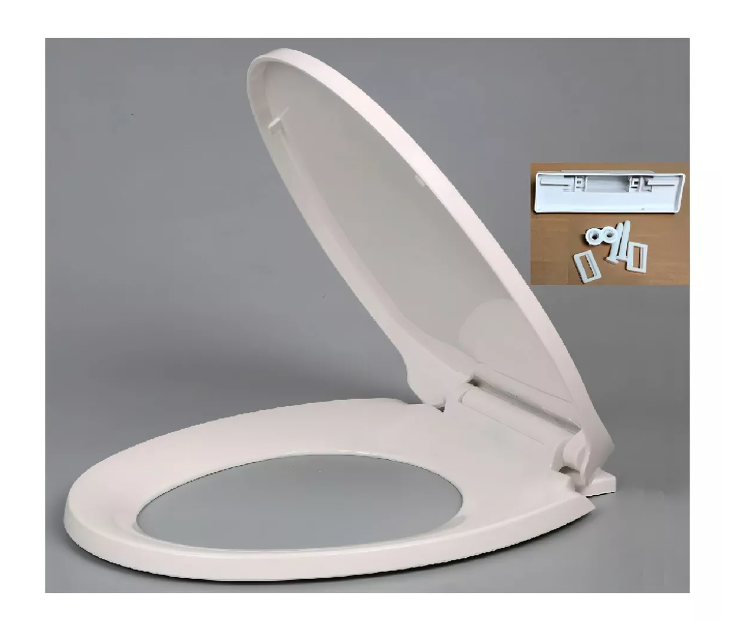 Asiento Y Tapa De Cierre Lento De Wc Blanca Fuscher-2