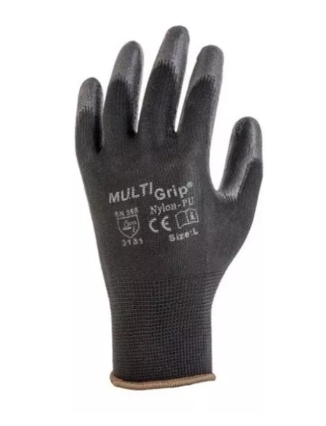 Pack 12 Guantes Trabajo Activex Multigrip Nylon Alta Calidad-3