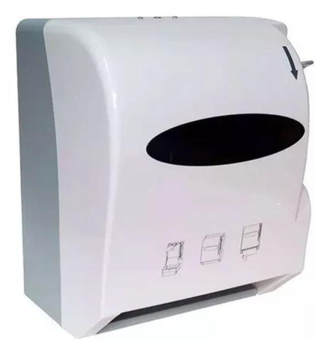 Dispensador Toalla Rollo Papel Palanca Y Llave Industrial-2