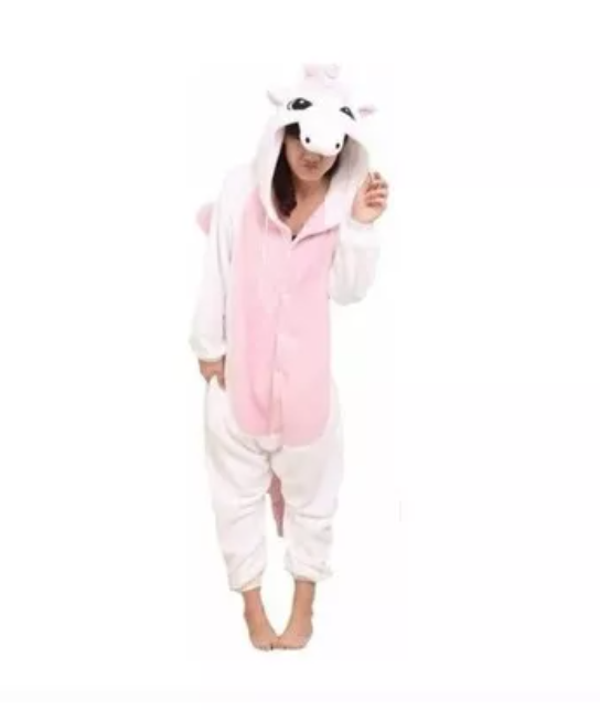 Pijama Entero Infantil Y Adulto Unicornio Invierno-0