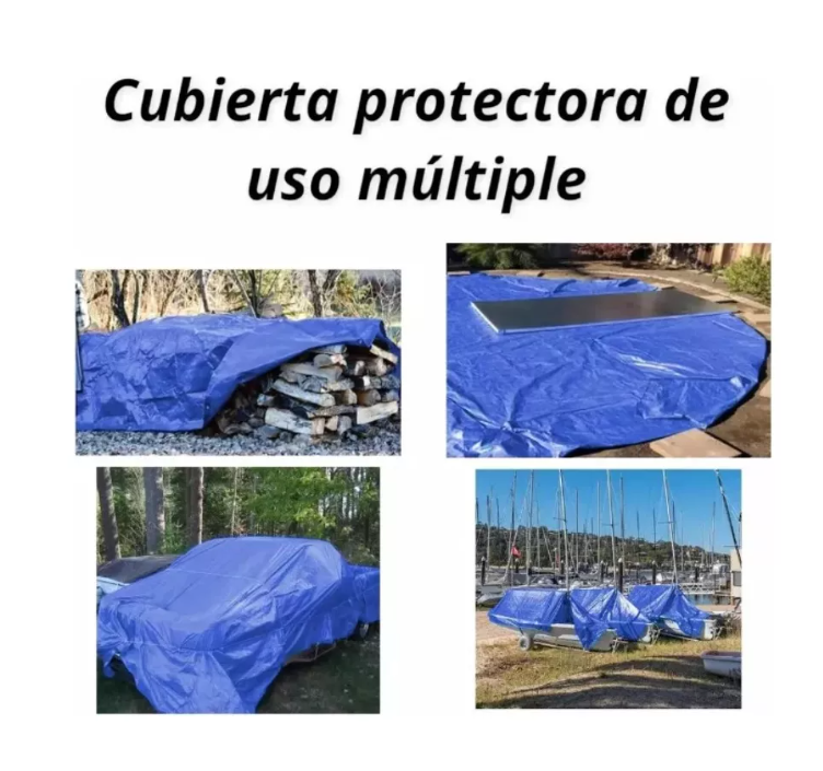 Lona Carpa Multiuso 5x6 Metros Impermeable Cobertor Universa-3