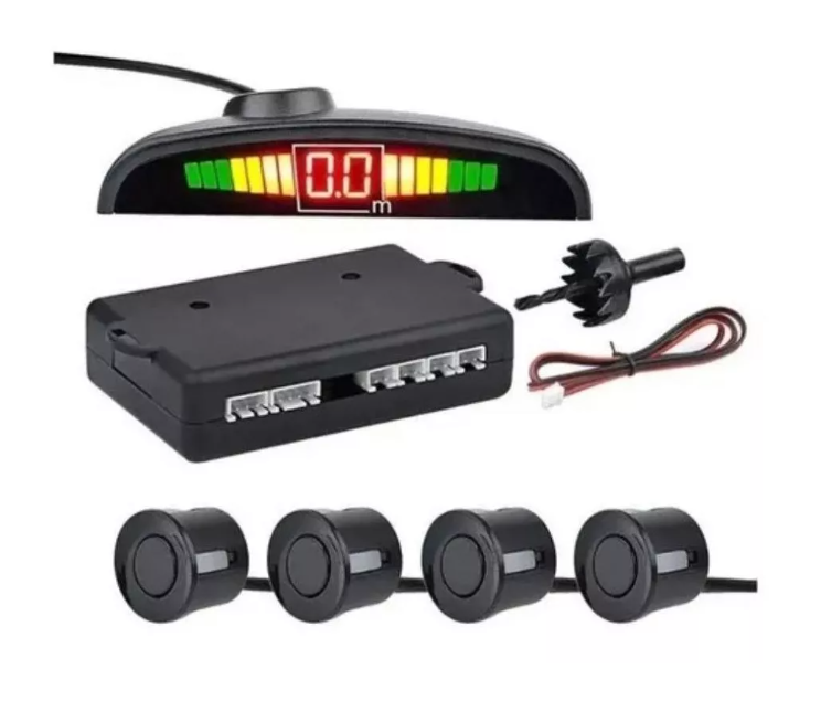 Sensores Retroceso Auto Reversa Posterior Radar-3