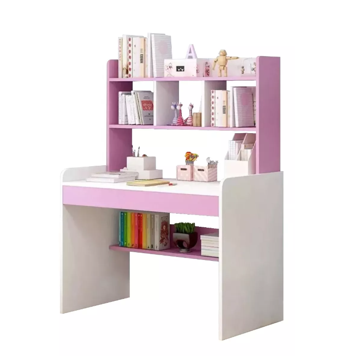 Escritorio Con Estantería Organizador Libros-0