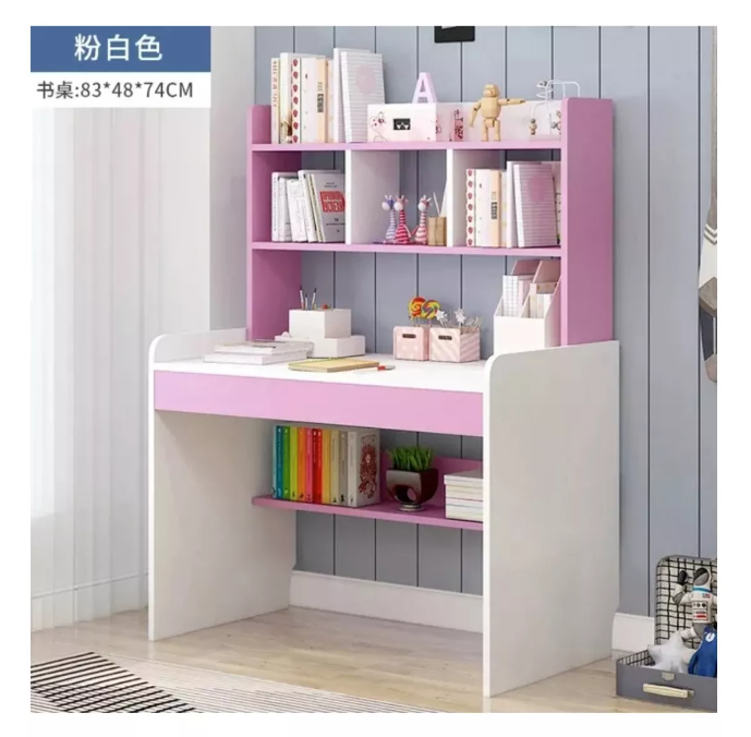 Escritorio Con Estantería Organizador Libros-1