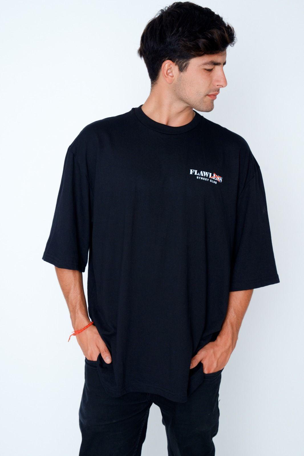 Polera Oversize Flaw "Dark Ant Flawless" Unisex-2