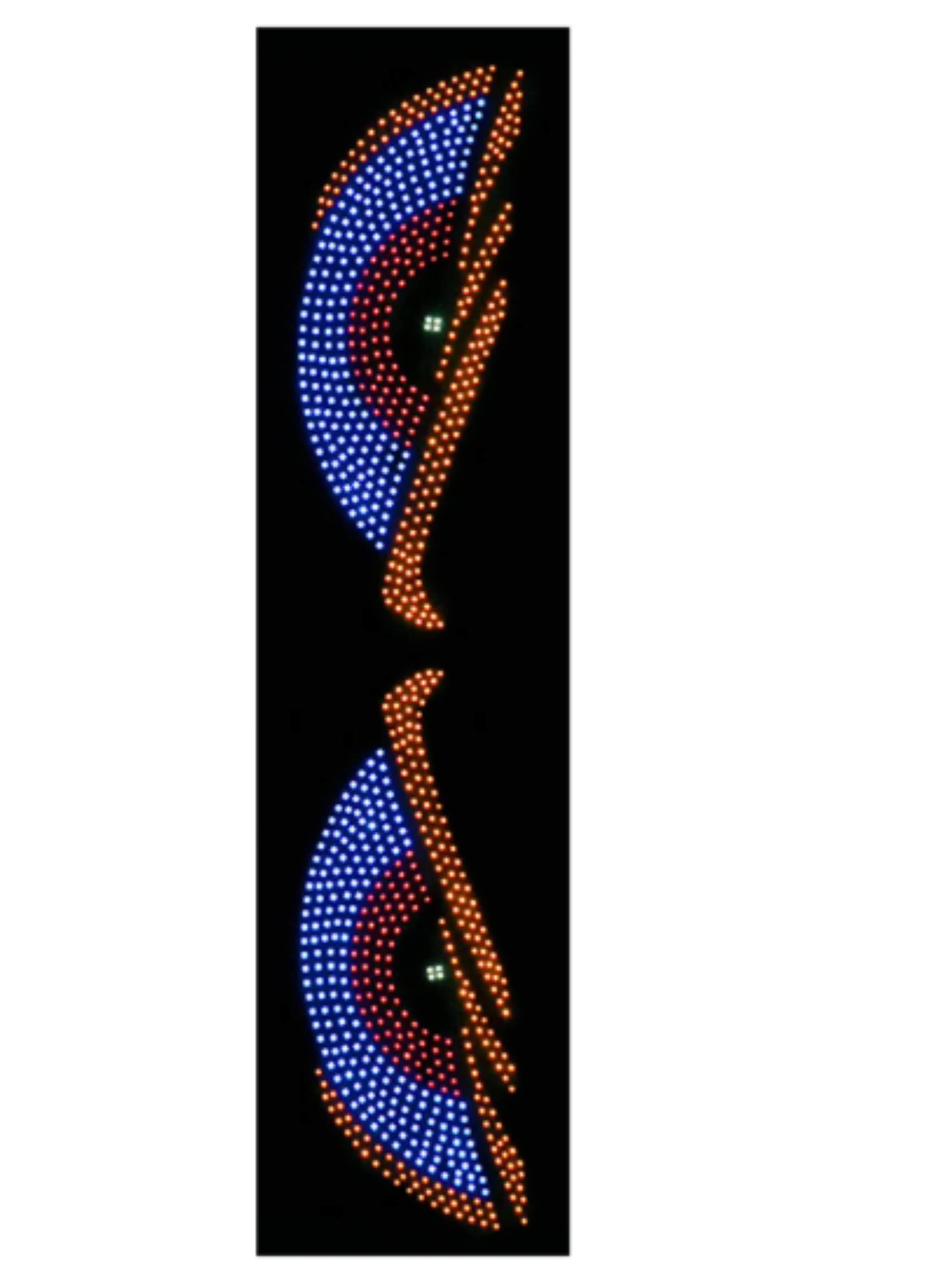 Accesorio Ojos Luz Led Parabrisas-1