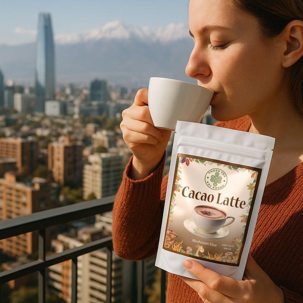 Cacao Latte Mushroom Elixir Andes tea 200-2