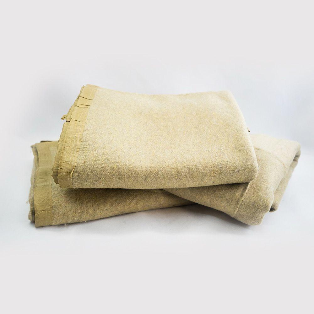Frazada Térmica Lana Algodón Beige 1,5 plazas 600g/m2 - Textil Ranco-3