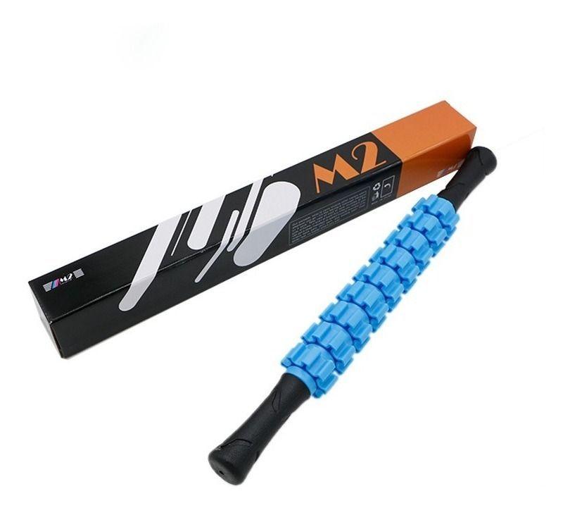 Masajeador Portatil Para Yoga Y Pilates Rodillo Azul-0