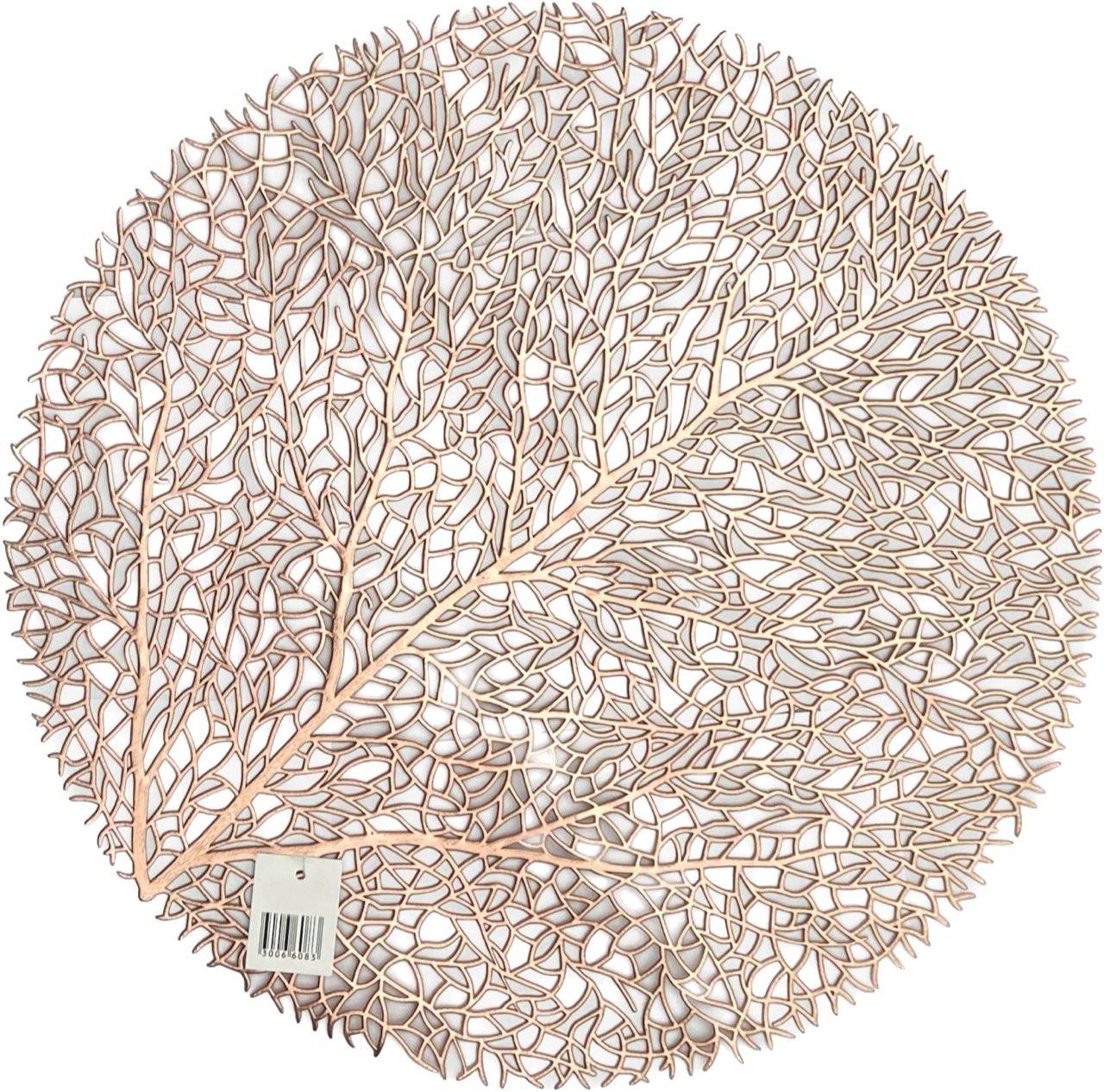 Individual Centro de Mesa Tapete Silicona 38 cm - Rose Gold-0