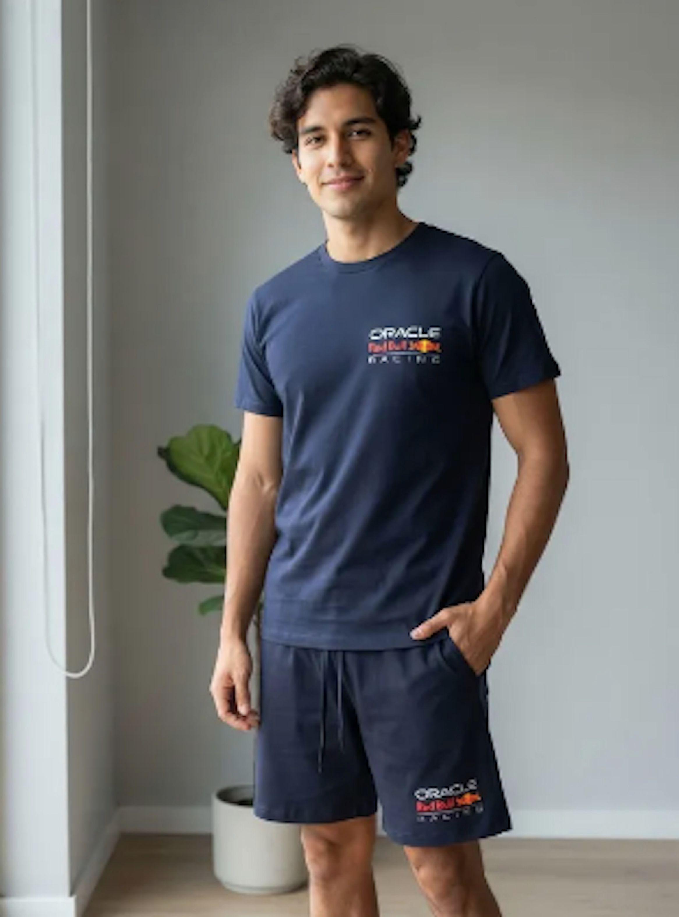 Pijama Oracle Red Bull Azul Marino talla XS-0