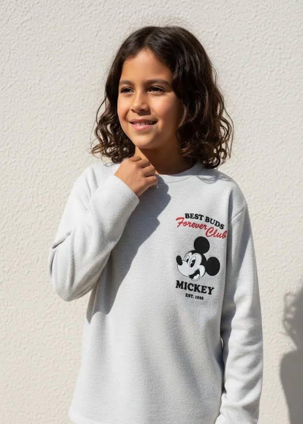 Polera Mickey Mouse Talla 8 Manga Larga-0