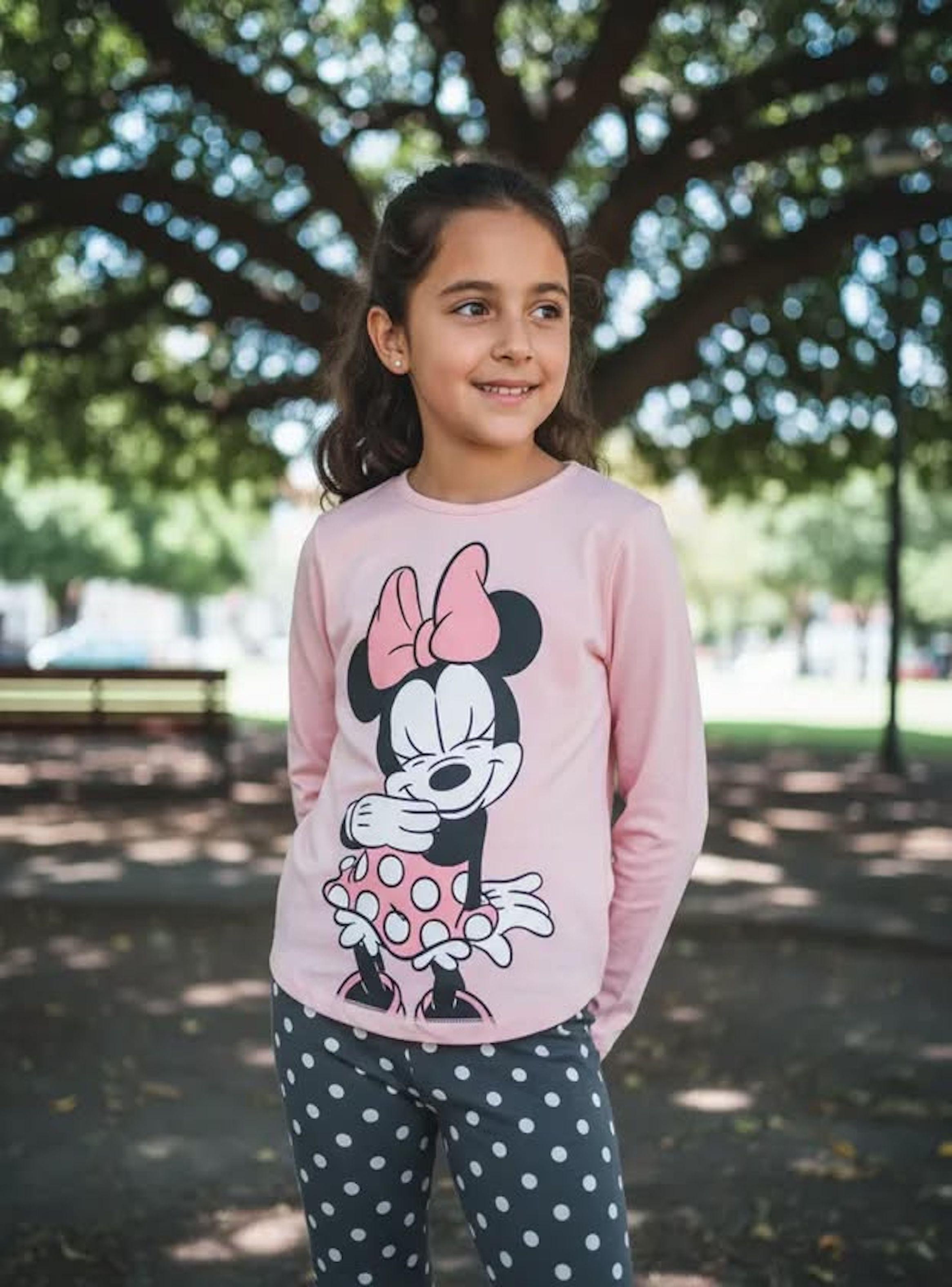 Conjunto Minnie Mouse talla 8 polera y calza-0