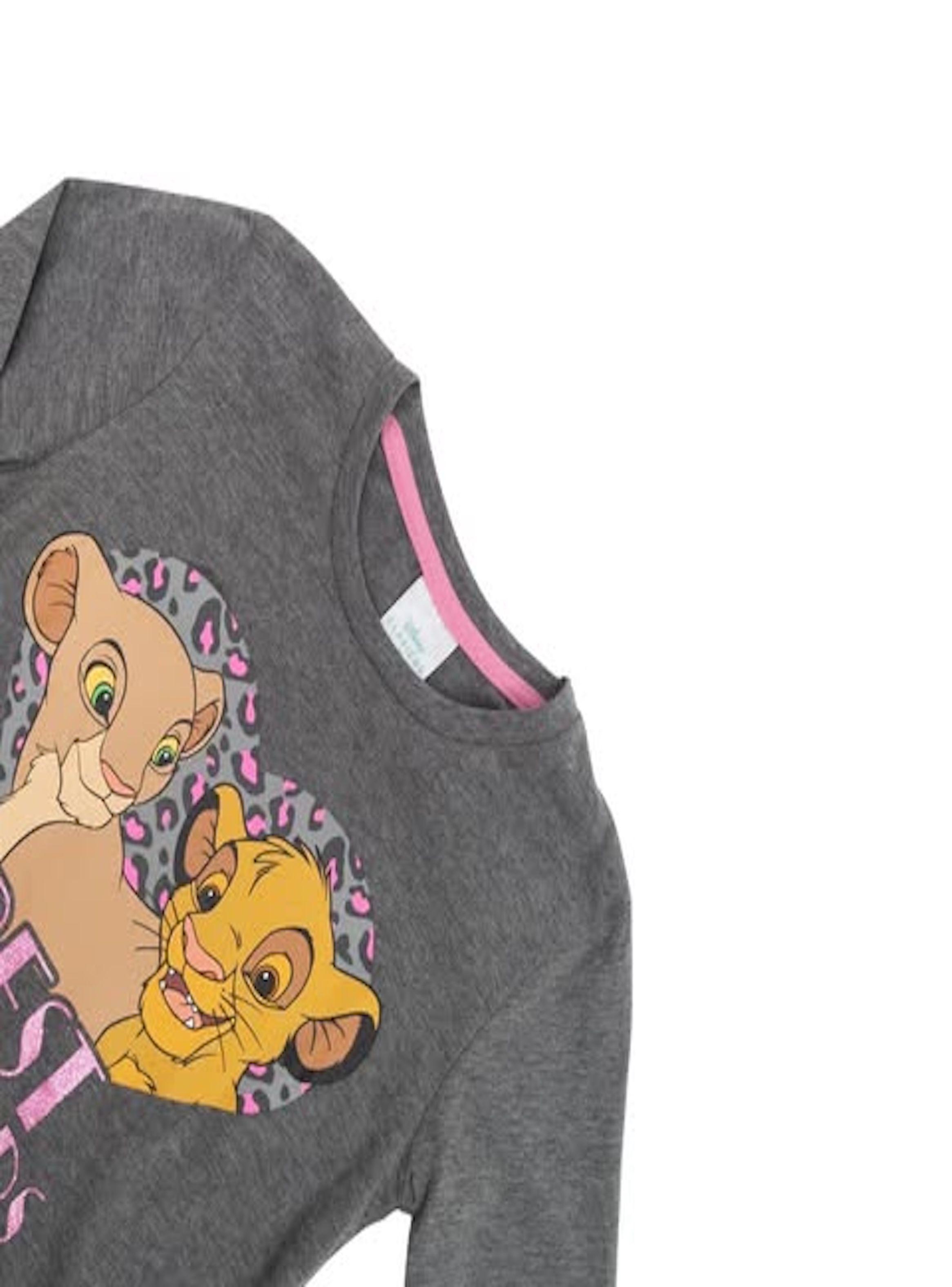 Pijama de niña Talla 10 diseño Rey León Simba y Nala-2