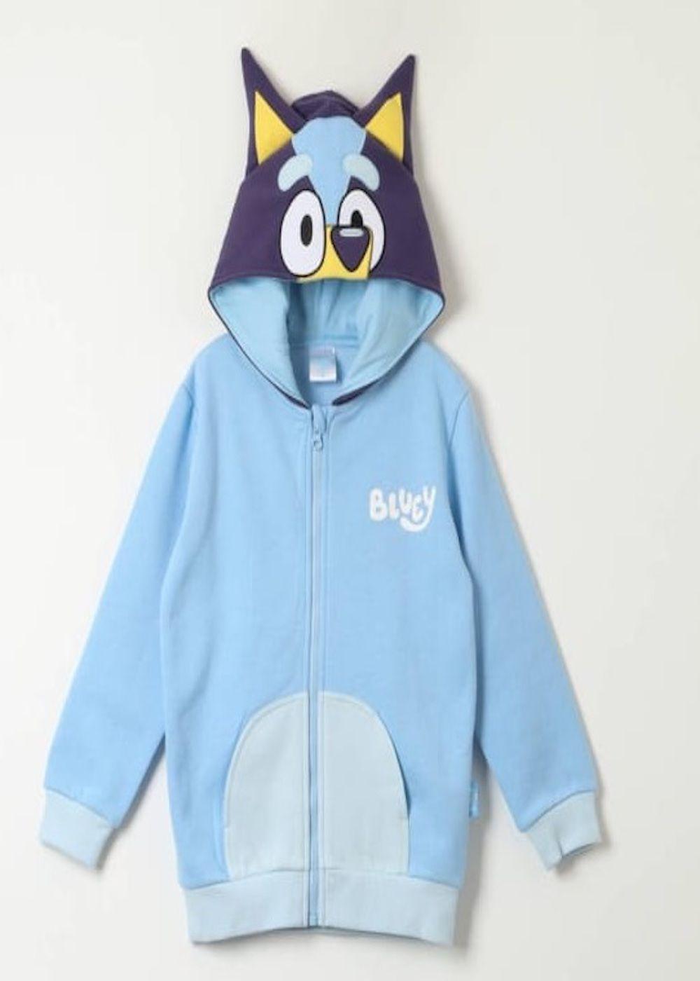 Poleron con capucha Talla 6 diseño Bluey-0