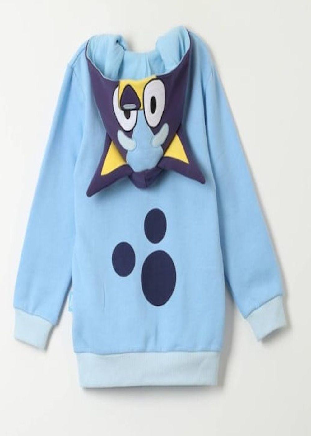 Poleron con capucha Talla 6 diseño Bluey-1