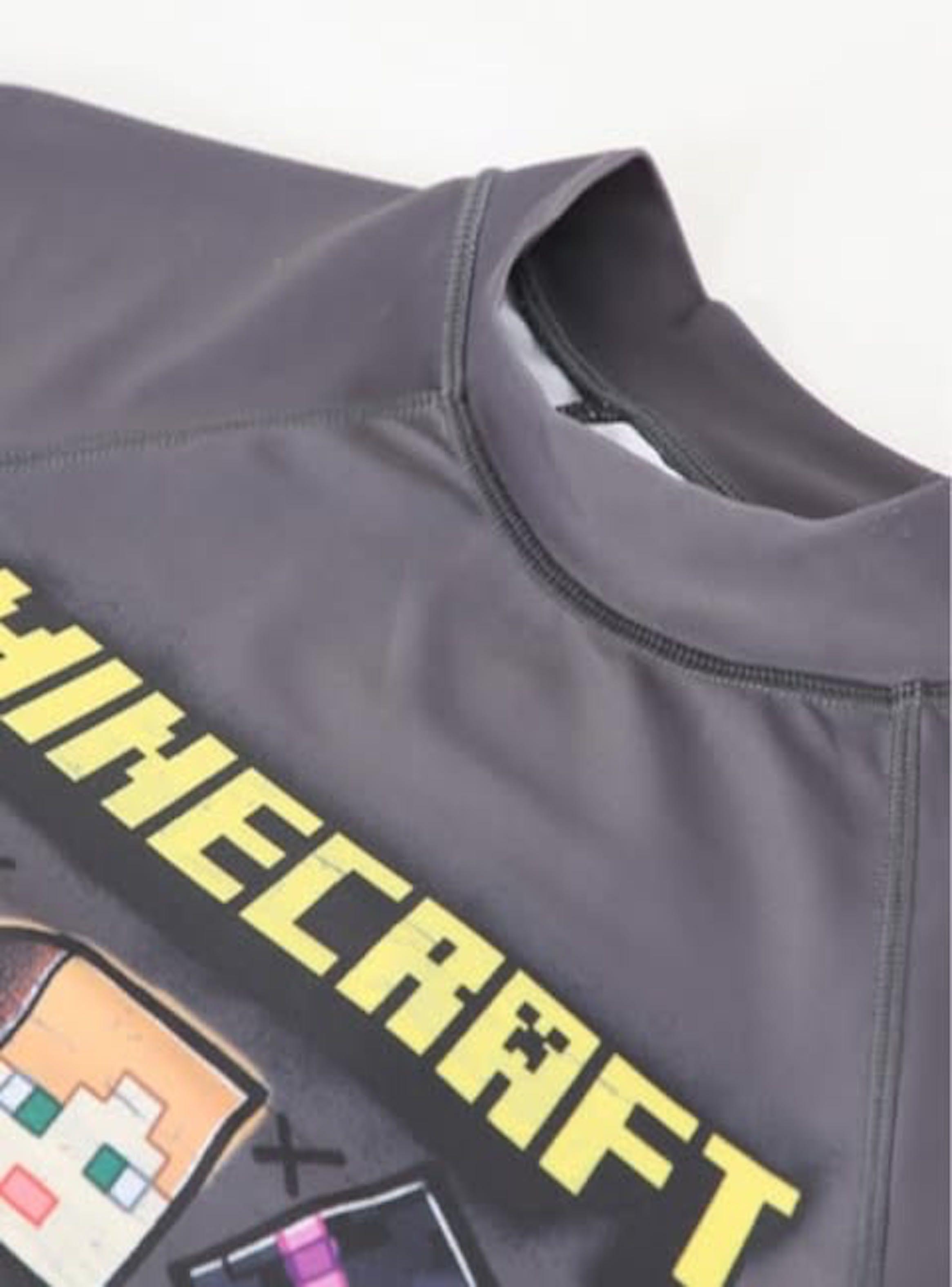 Polera de baño talla 6 diseño Minecraft-3