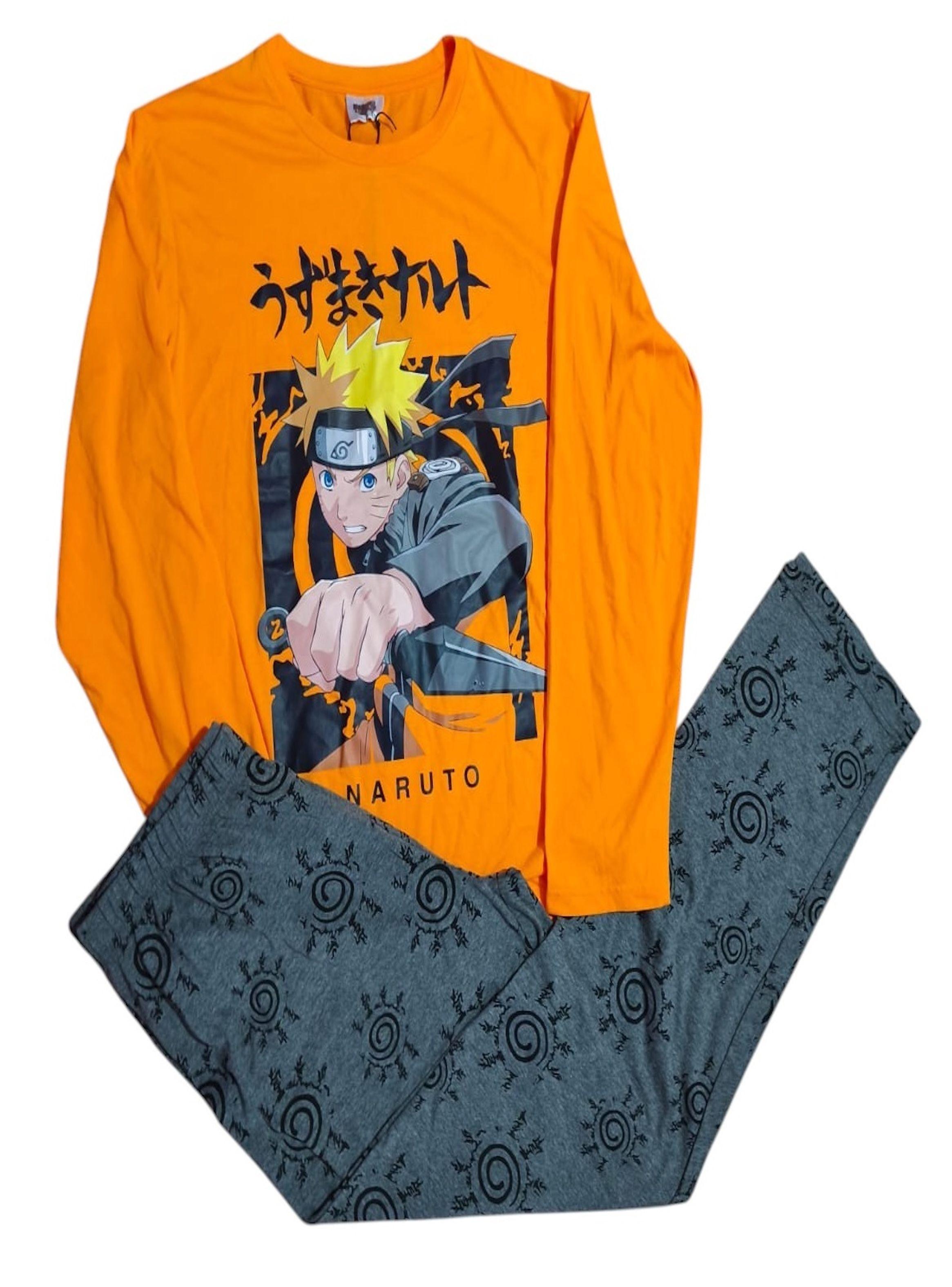 Pijama de hombre talla M diseño Naruto-0