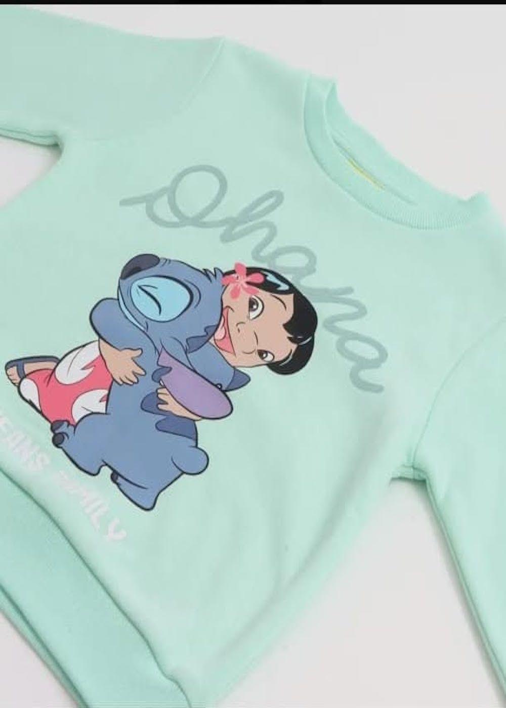 Conjunto Poleron y Calza Stitch Disney Talla 3-2