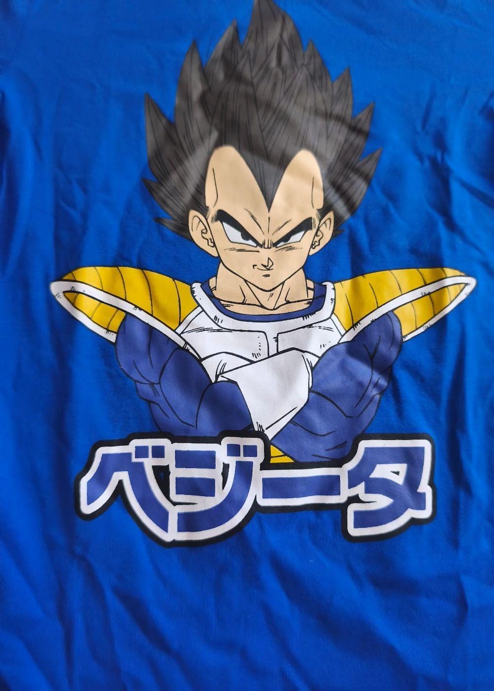 Polera Dragon Balla Vegetta Talla 6-3