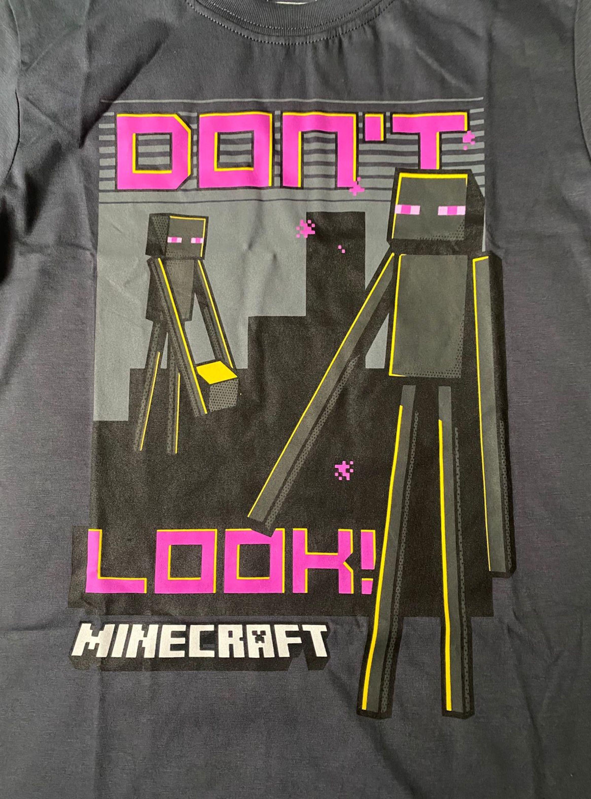 Polera de niño talla 8 Minecraft-2