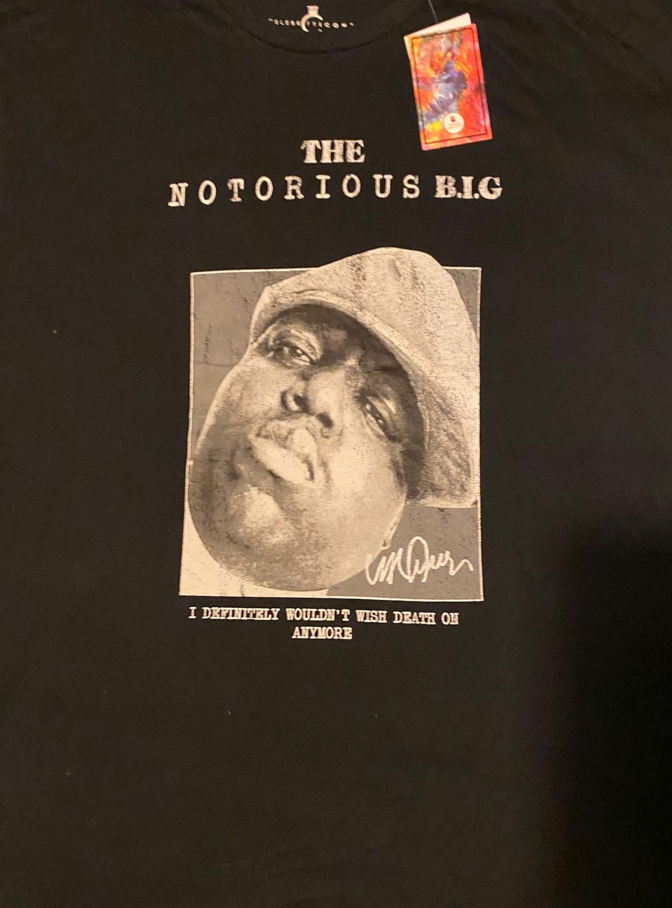 Polera de hombre talla M (grande) diseño The Notorious B.I.G.-2