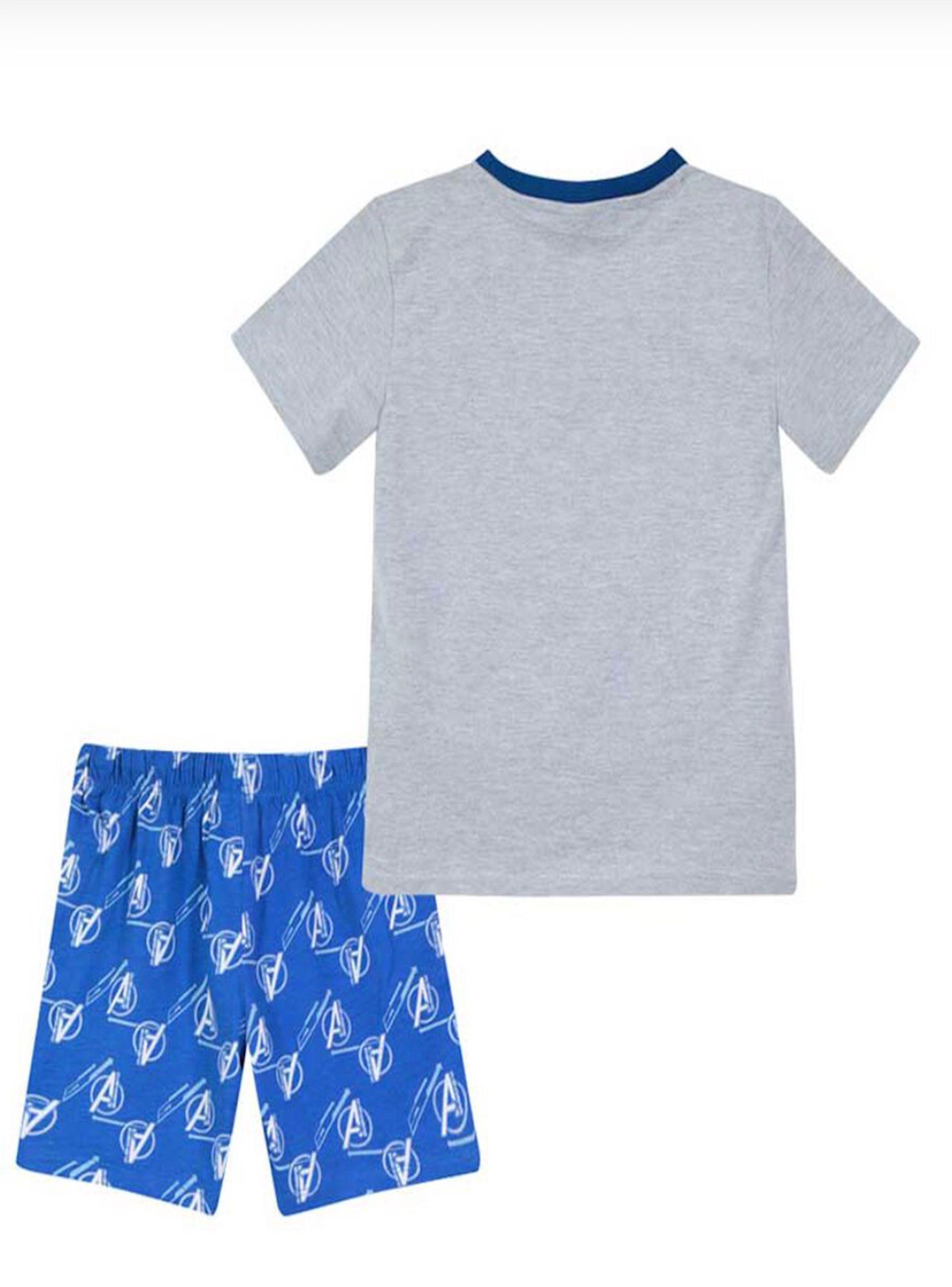 Pijama de verano de niño talla 6 diseño Avengers Marvel-2