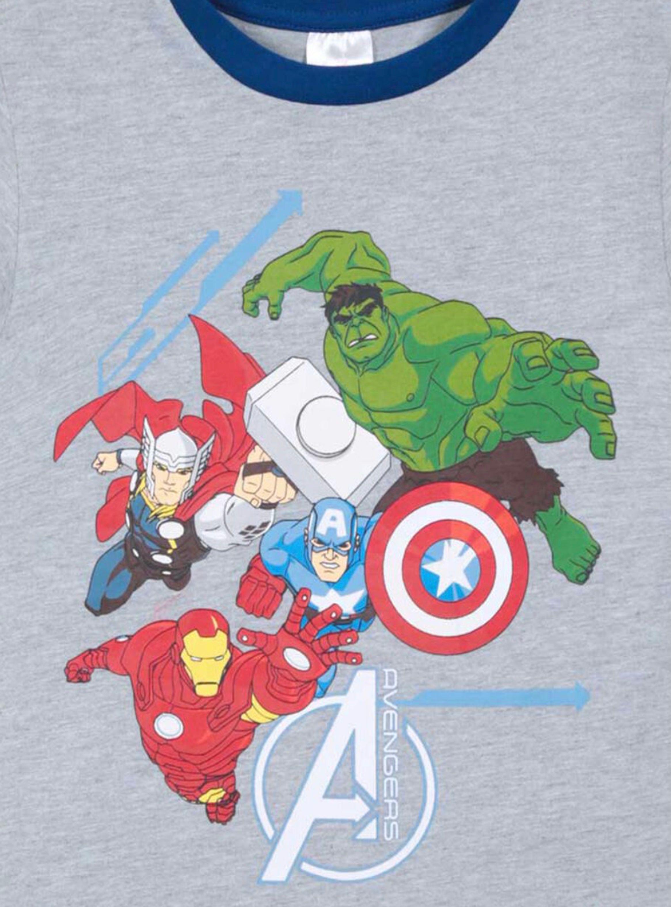 Pijama de verano de niño talla 6 diseño Avengers Marvel-3