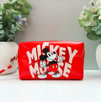 Estuche o cosmetiquero Mickey Mouse Disney color Rojo-4