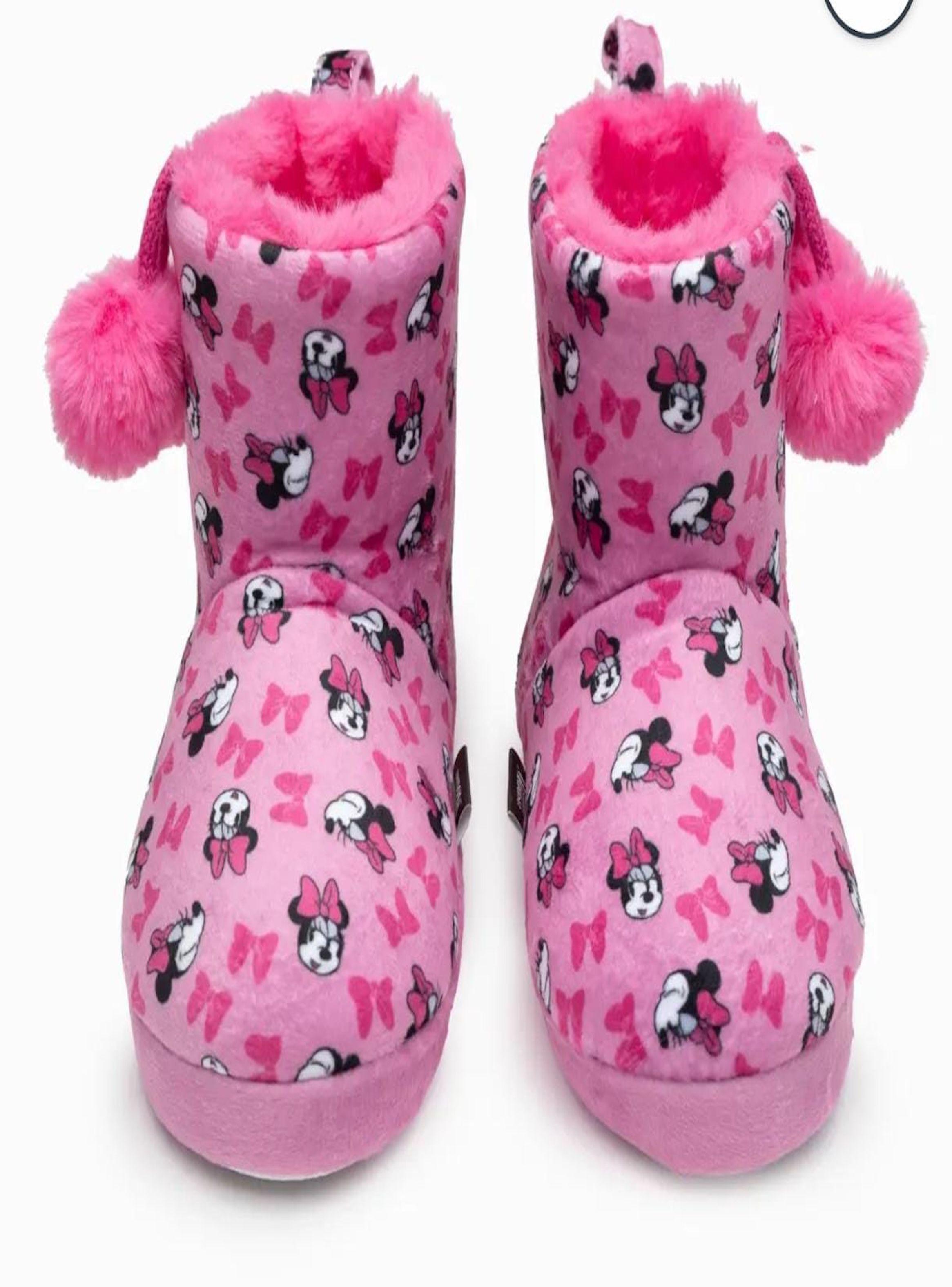 Pantufla Bota diseño Minnie Mouse Numero 27-28-2