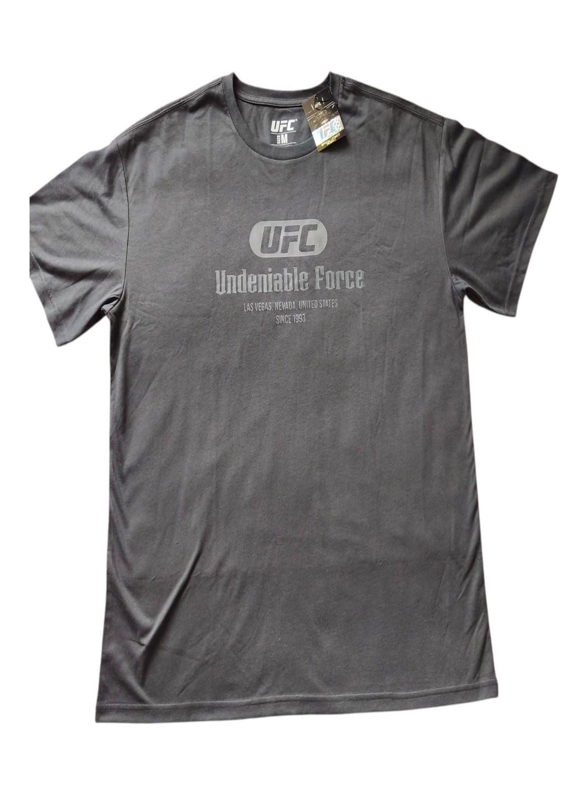 Polera UFC Talla M gris oscuro-2