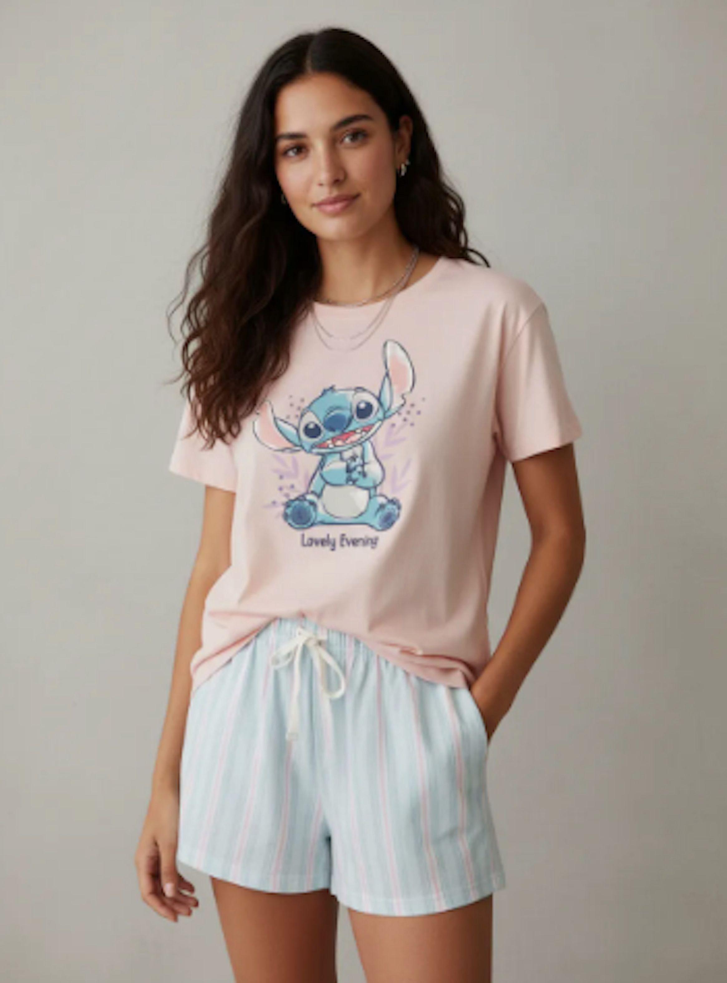 Pijama Stitch tonos pasteles-0