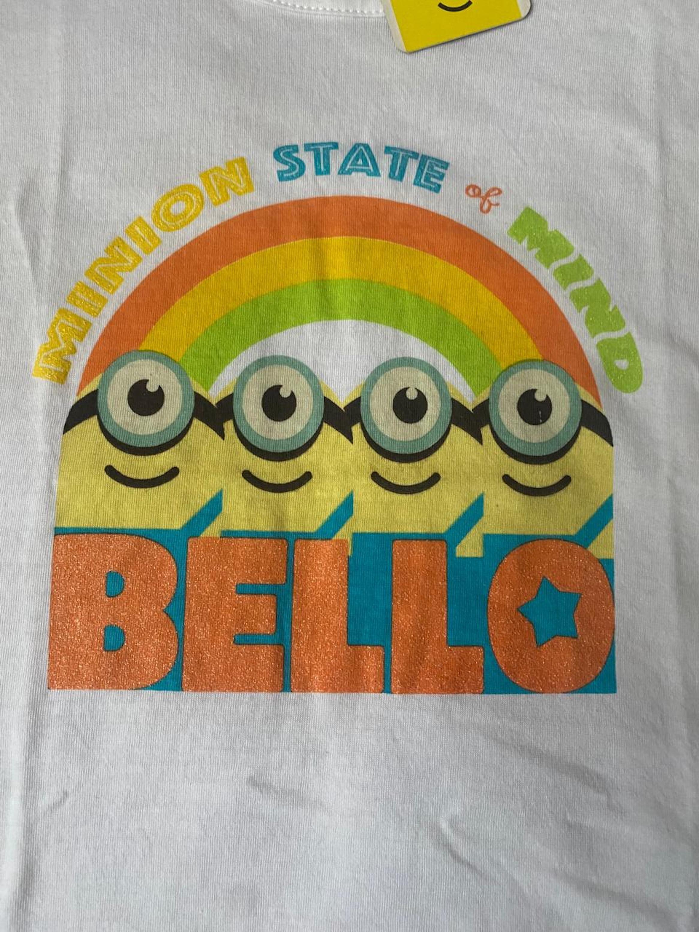 Polera de niña talla 6 diseño Minions-2