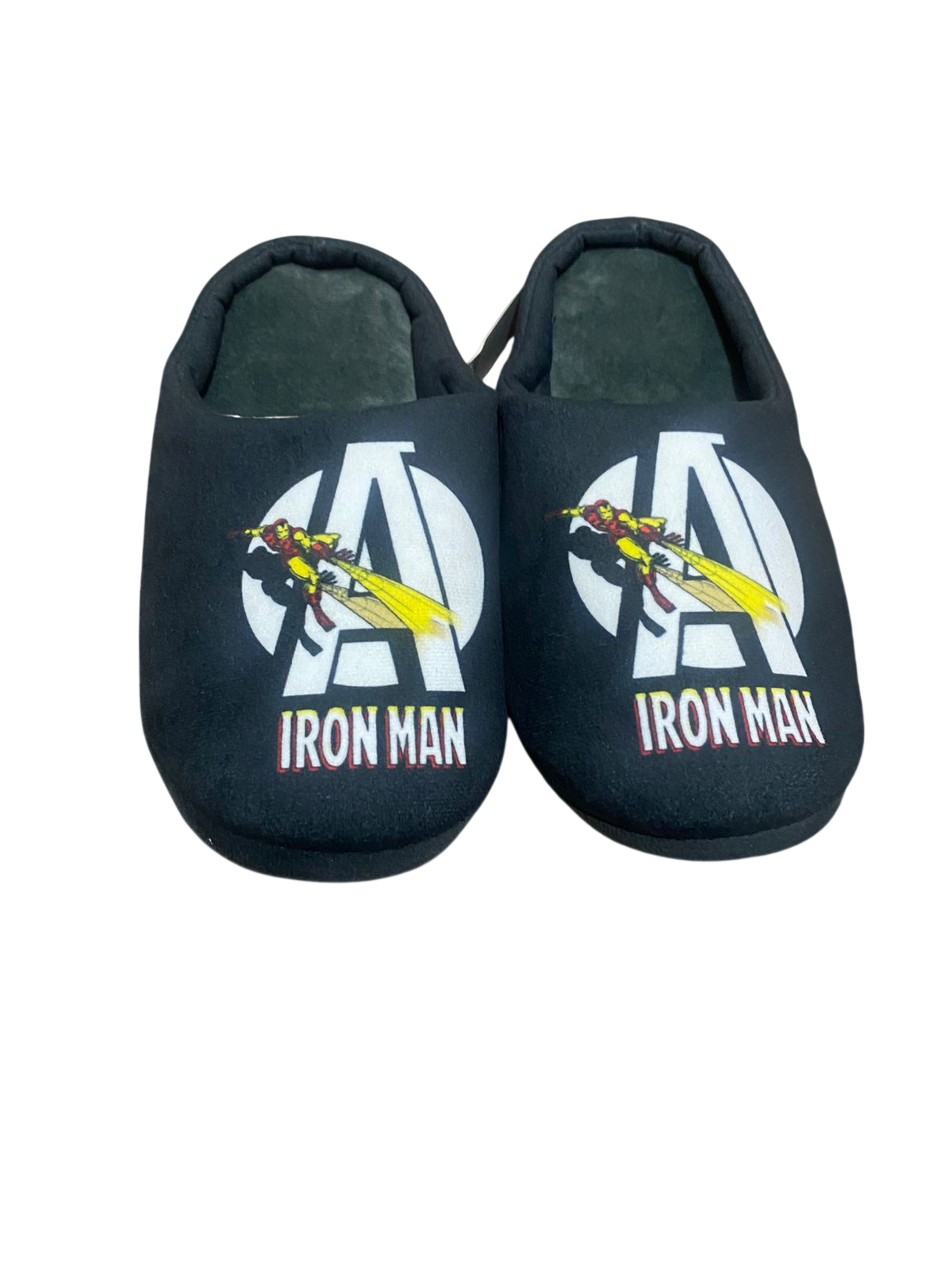 Pantufla Iron Man Numero 41 42 color gris oscuro-1