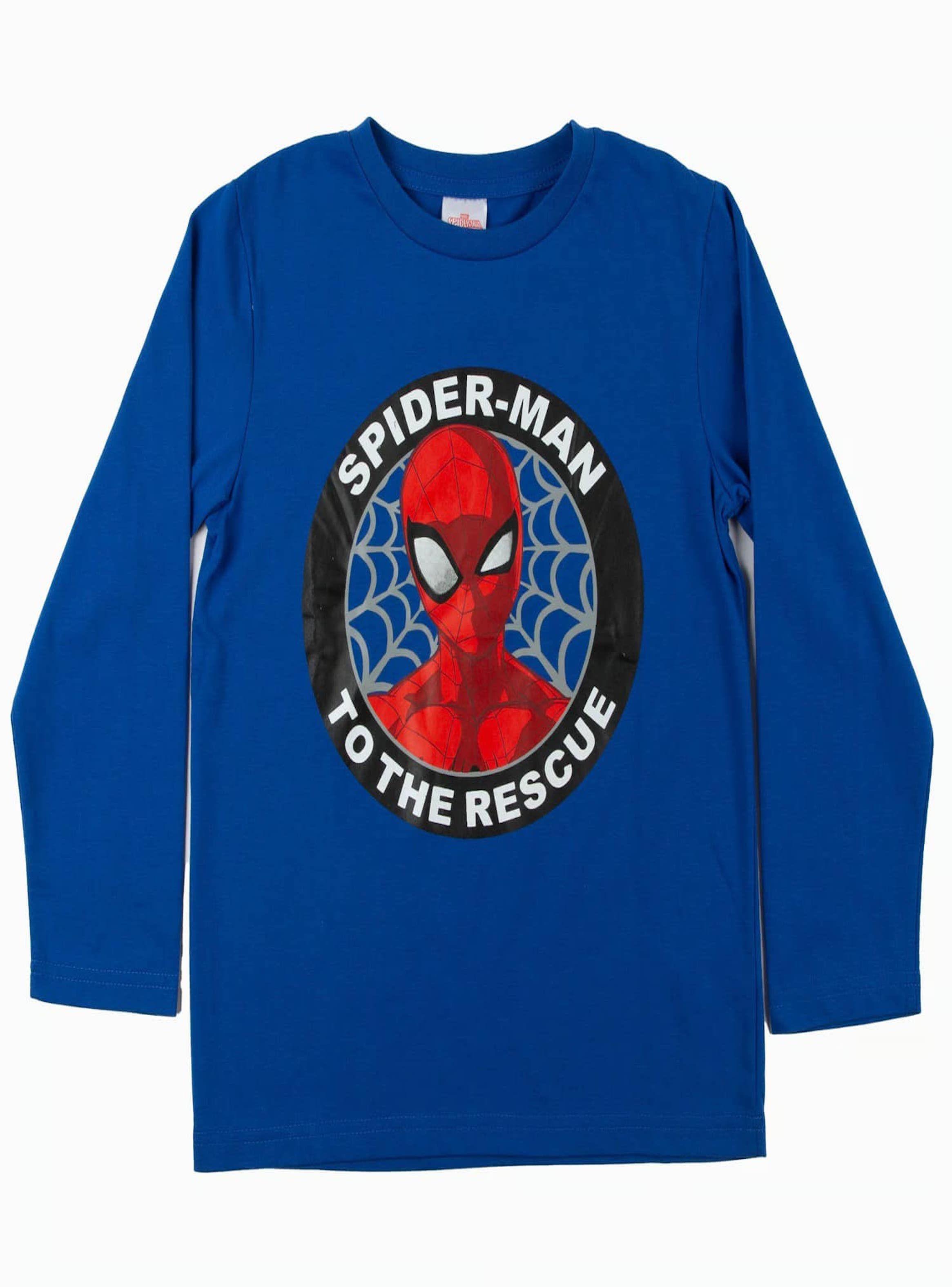 Polera Manga Larga Talla 8 Spiderman-0