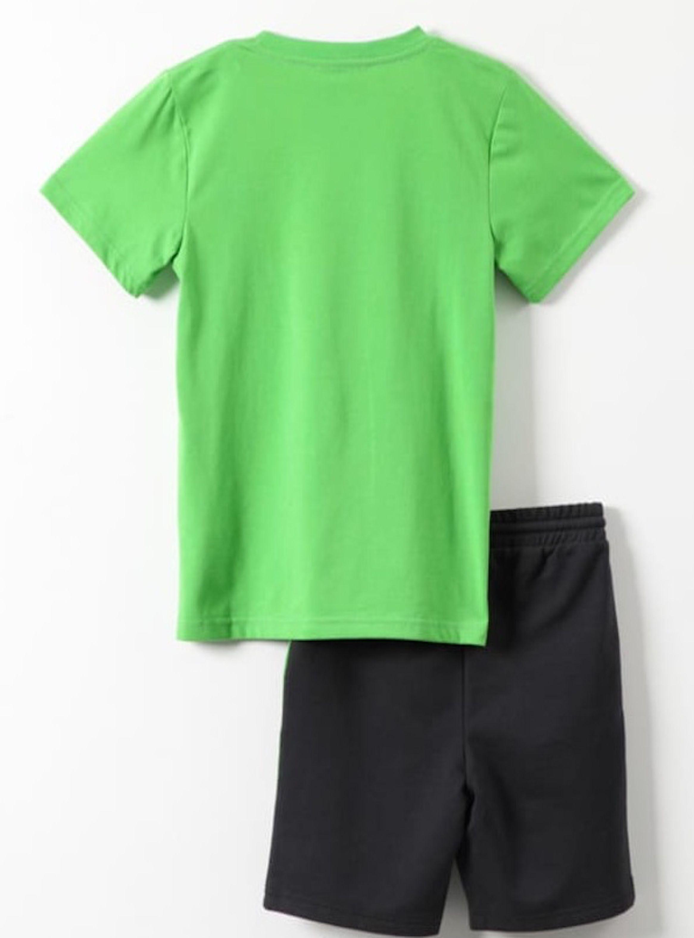 Conjunto talla 8 polera y short diseño Minecrafft-2