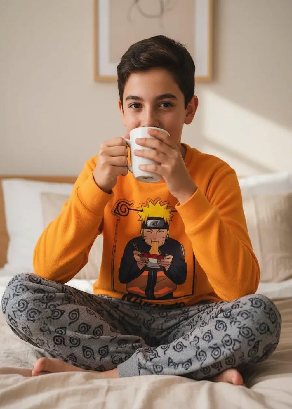 Pijama Naruto Talla 8 tela Micropolar-0