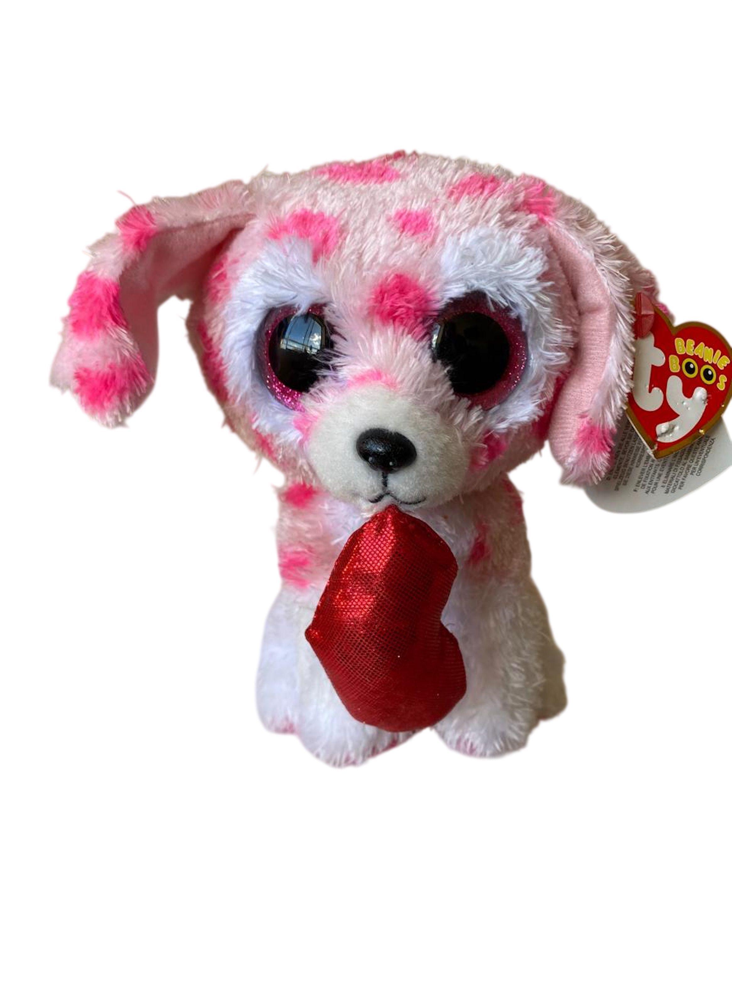 Peluche Ty ojos brillantes 2 perros Rory y Zuzu-2