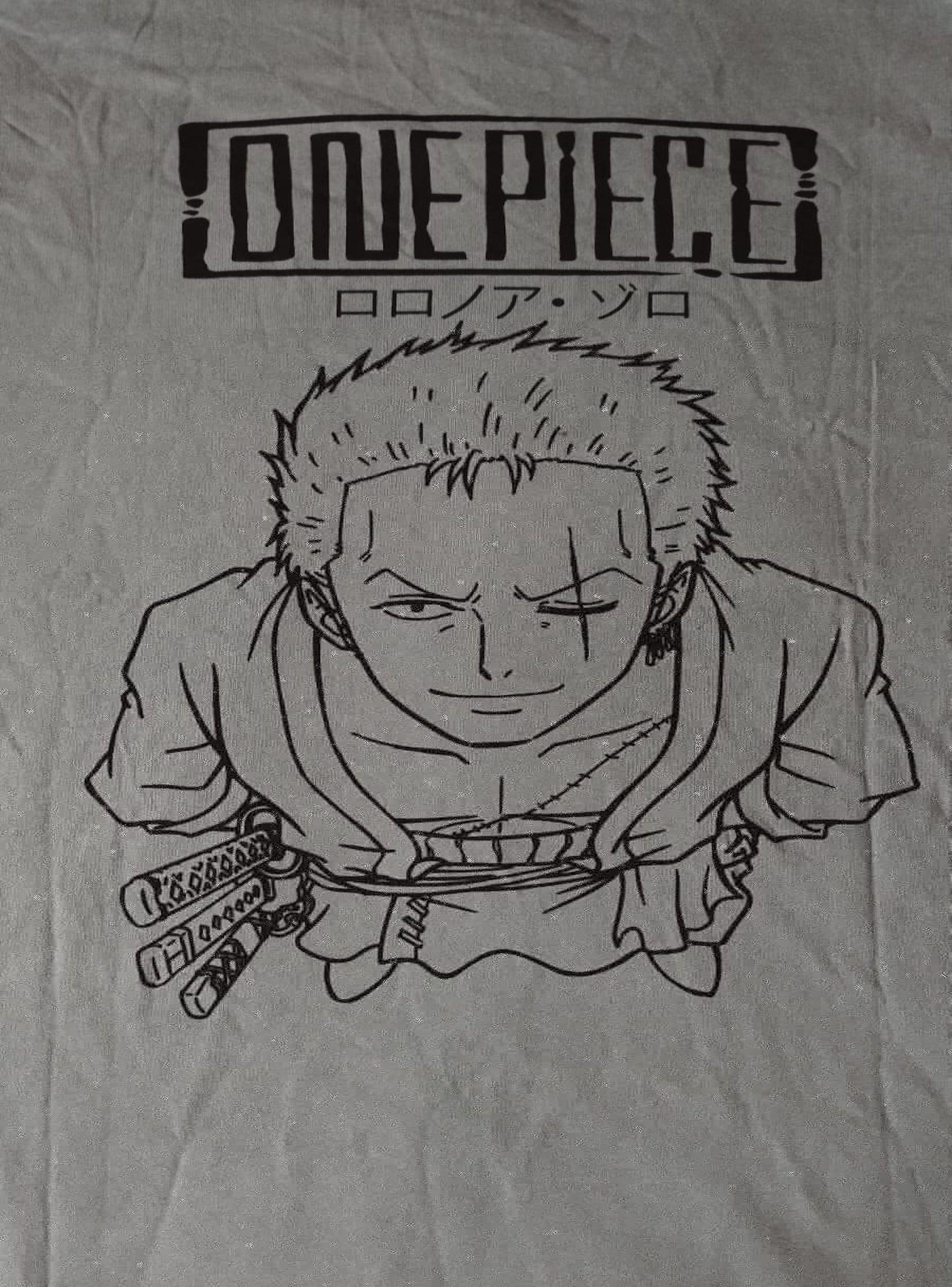 Polera de hombre talla M diseño Zoro One Piece-2
