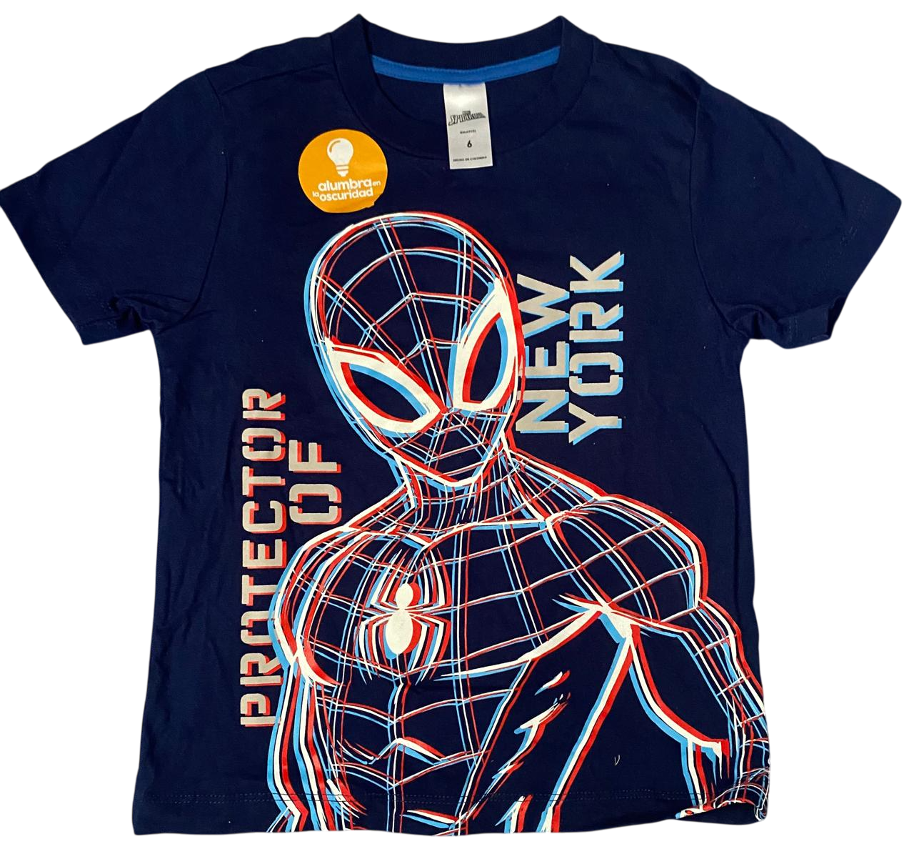 Pijama Spiderman brilla en la oscuridad-2